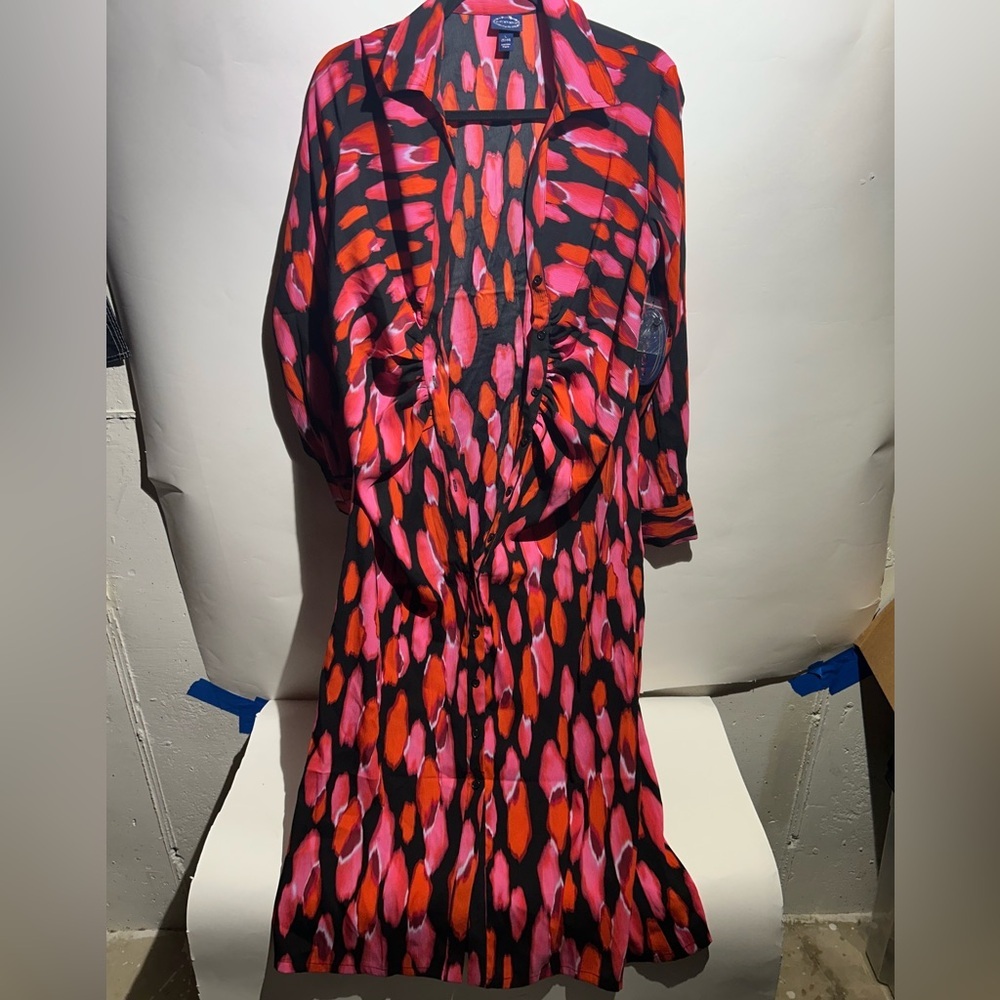 Large Black and Red Dress